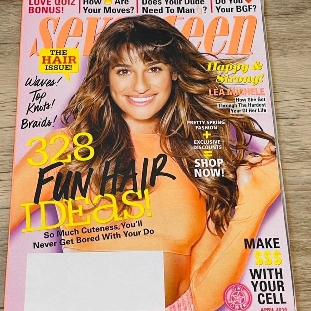 SEVENTEEN MAGAZINE- APRIL 2014